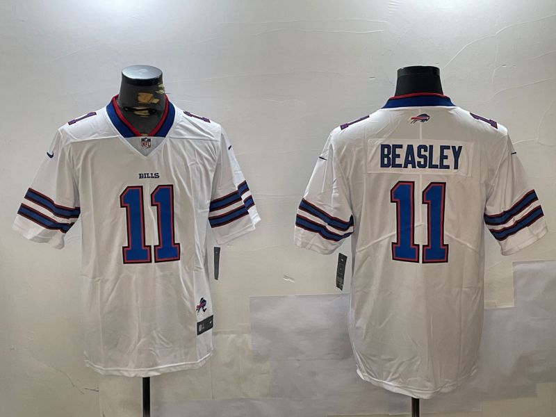 Men Buffalo Bills #11 Beasley White Second generation 2024 Nike Limited NFL Jersey style 2->buffalo bills->NFL Jersey